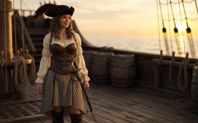 Déguisement de pirate pour femme : créer un look unique