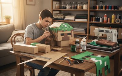 Comment faire un déguisement minecraft facilement chez soi