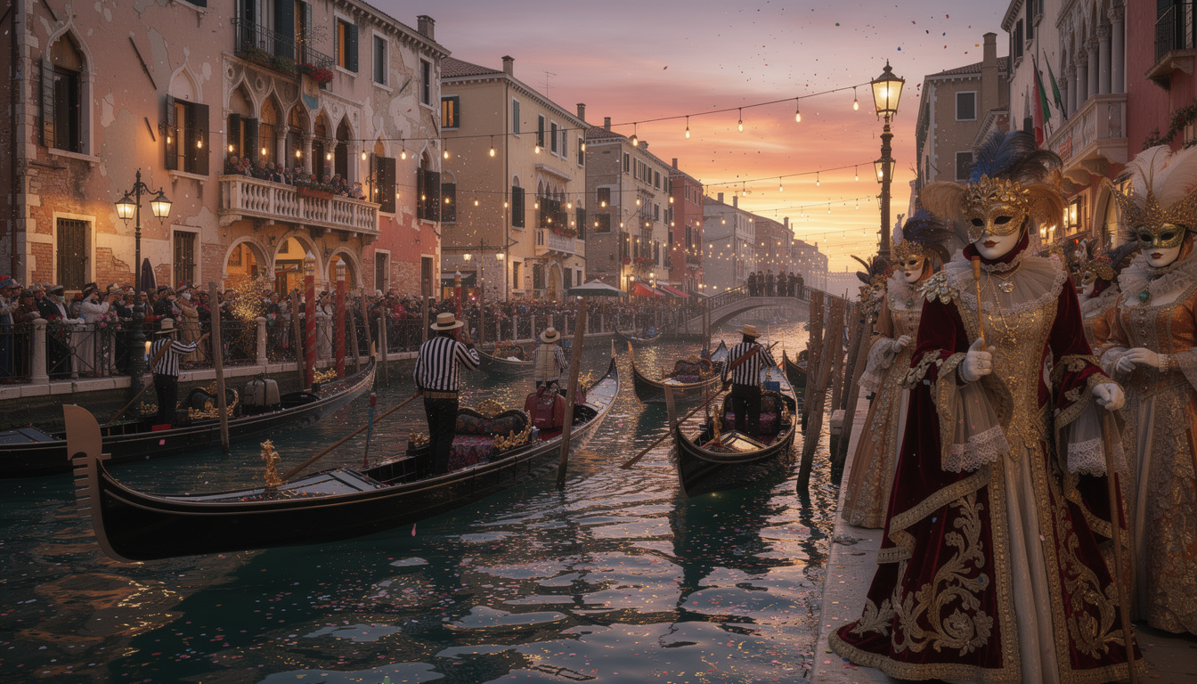 plongez au cœur du carnaval de venise avec notre voyage organisé unique, découvrez les masques, les costumes et l'ambiance festive de cette célébration vénitienne incontournable.
