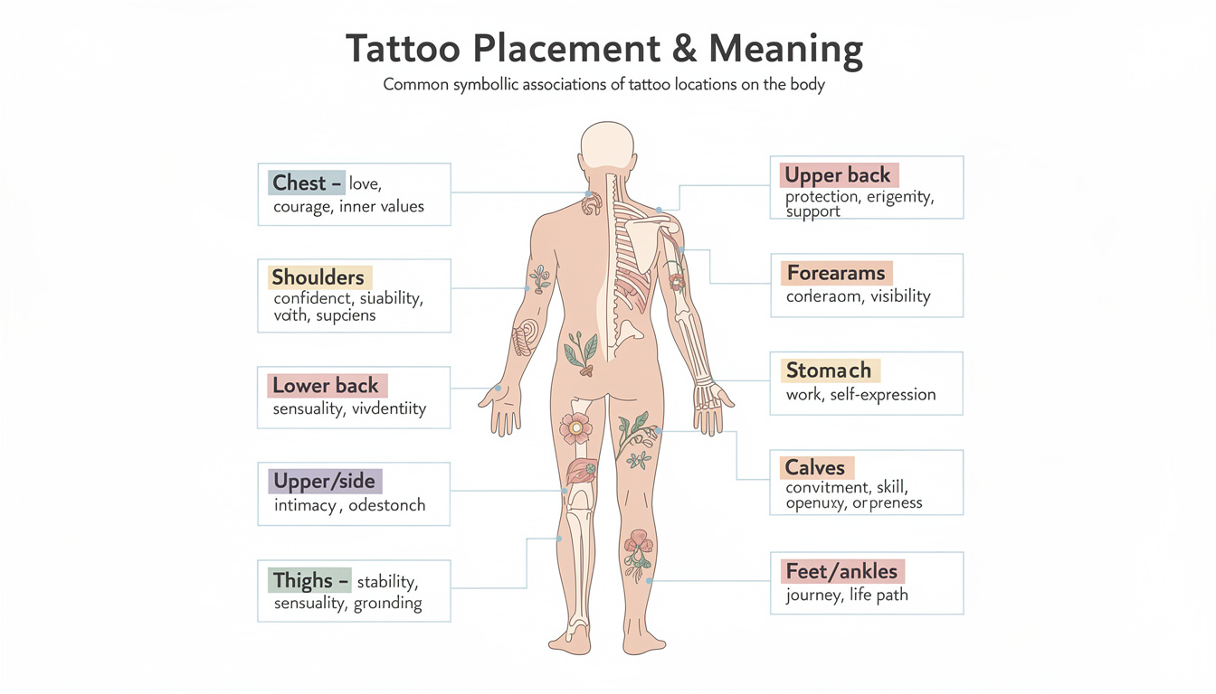 découvrez la signification des différents emplacements de tatouages et ce que votre choix raconte sur votre personnalité et votre histoire.