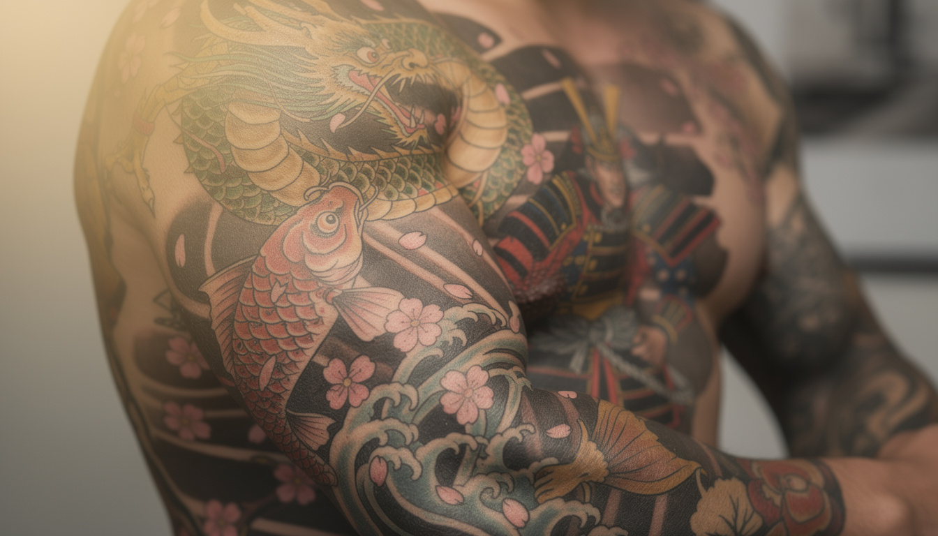 découvrez l'histoire fascinante des manchettes tatouages japonais, leurs symboles riches de sens et nos conseils essentiels pour réussir votre première manchette.