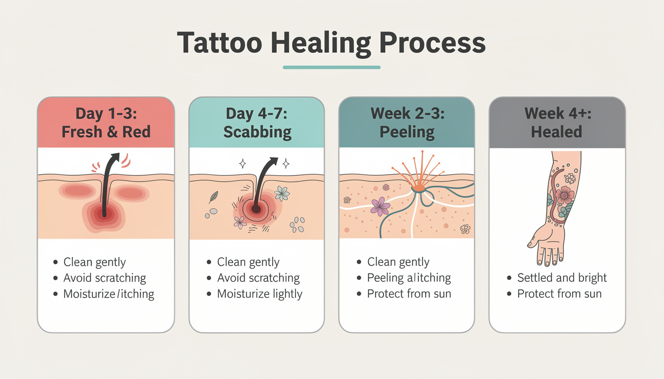découvrez quelle méthode, sèche ou humide, est la plus efficace pour la cicatrisation de votre tatouage et prenez soin de votre peau en toute sécurité.