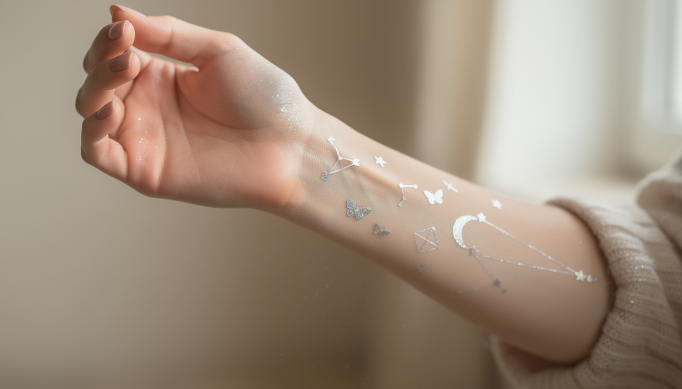 découvrez comment choisir et appliquer des tatouages éphémères pailletés avec style. guide complet des motifs tendance pour un look éblouissant et temporaire.