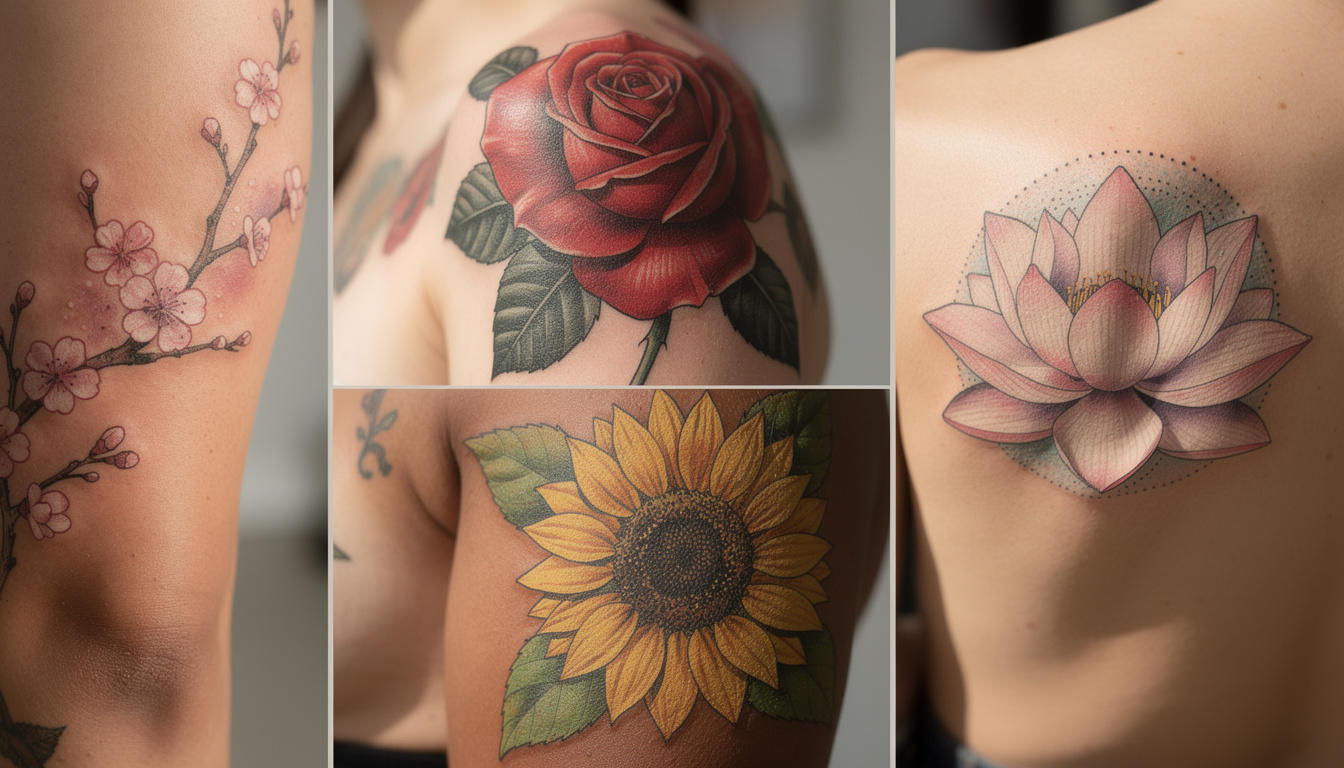 découvrez les différents styles de tatouages fleurs et leurs significations pour choisir le dessin parfait qui vous ressemble.