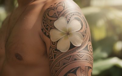 Tout savoir sur le tatouage fleur de tiaré polynésien et sa signification