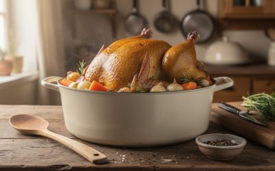 Comment préparer un chapon en cocotte sans four facilement