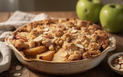 Comment préparer un crumble pomme amande savoureux