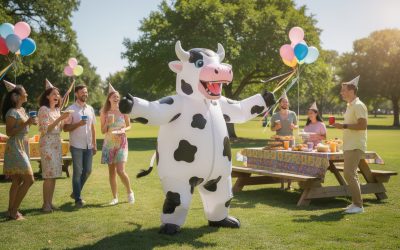 Déguisement gonflable vache : comment choisir le costume parfait pour vos fêtes