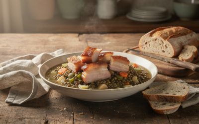 Recette facile du petit salé aux lentilles pour un repas convivial